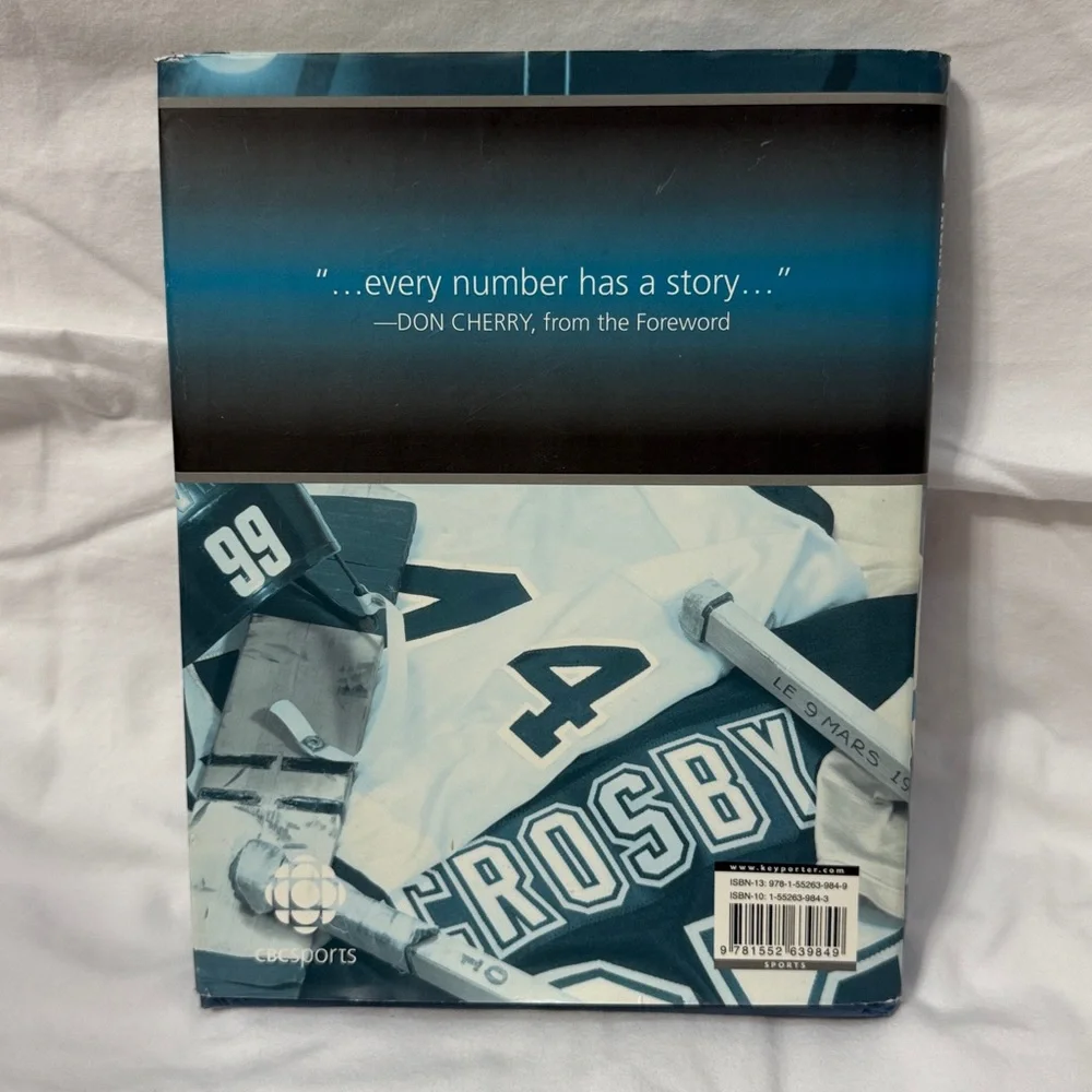 “By the Numbers: From 00 to 99” Hardcover Hockey Legends Book by Scott Morrison